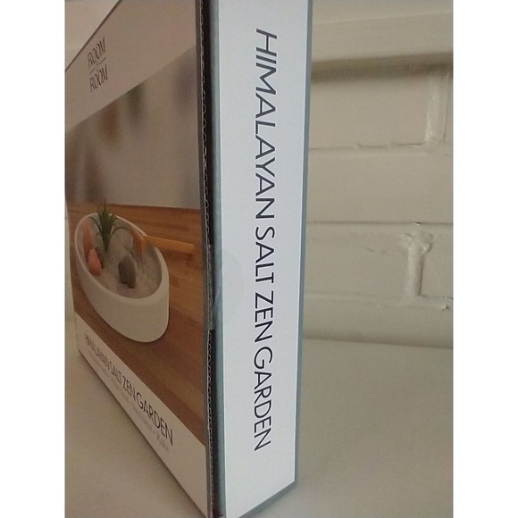 Himalayan Salt Zen Garden Kit Office Desk Gift Idea Stress Relief - Picture 2 of 7